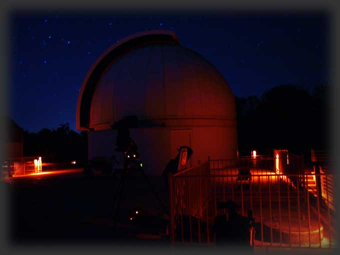George Observatory at night