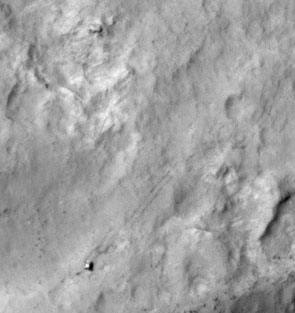 Mars Rover Curiosity Spotted from Space